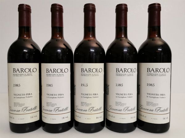 Barolo Vigneto Pira Giacosa Fratelli 1985  - Asta ASTA A TEMPO | Smart Wine - Associazione Nazionale - Case d'Asta italiane