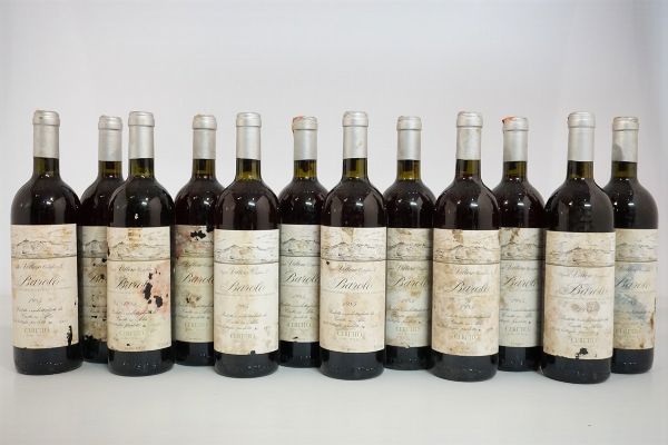 Barolo Vigneto Villero Castiglione Falletto Ceretto 1985  - Asta ASTA A TEMPO | Smart Wine - Associazione Nazionale - Case d'Asta italiane