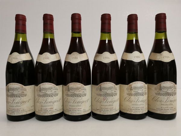 Clos Vougeot Domaine Daniel Rion & Fils 1986  - Asta ASTA A TEMPO | Smart Wine - Associazione Nazionale - Case d'Asta italiane