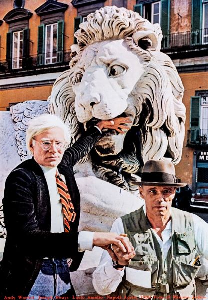 JOSEPH BEUYS : Manifesto - Warhol e Beuys fotografati da Mimmo Jodice  - Asta Grafica Internazionale e Multipli d'Autore - Associazione Nazionale - Case d'Asta italiane