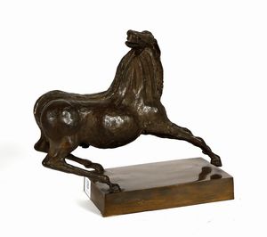 CASSINARI BRUNO (1912 - 1992) : Cavallo.  - Asta ASTA 289 - ARTE MODERNA E CONTEMPORANEA (online) - Associazione Nazionale - Case d'Asta italiane