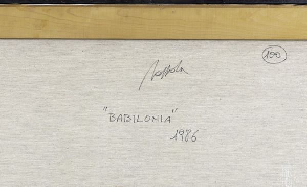 Babilonia, 1986  - Asta Rari e curiosi oggetti da una collezione romana | Asta a Tempo - Associazione Nazionale - Case d'Asta italiane