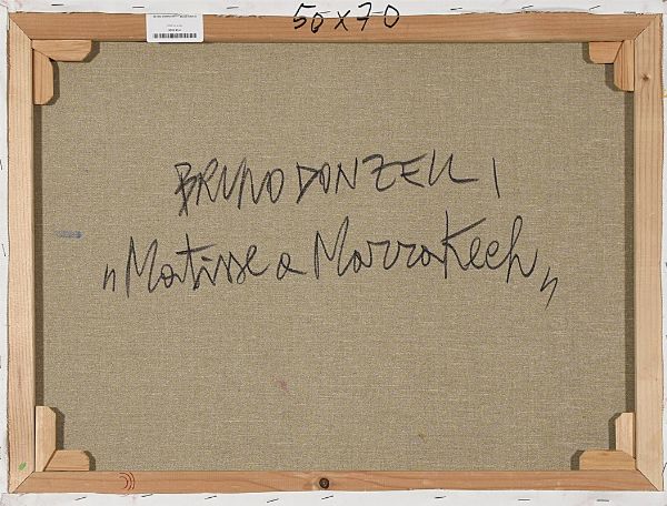 Bruno Donzelli : Matisse a Marrakesh  - Asta ASTA A TEMPO DI ARTE MODERNA E CONTEMPORANEA - Associazione Nazionale - Case d'Asta italiane