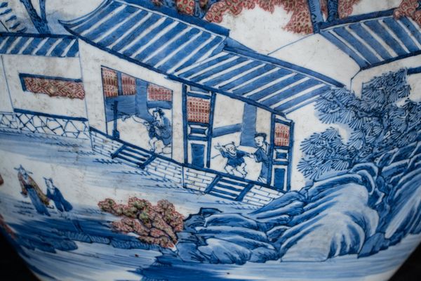 Arte Cinese : Vasca per pesci in ceramica dipintaCina, XX secolo  - Asta ASTA 290 - ARTE ORIENTALE (ONLINE) - Associazione Nazionale - Case d'Asta italiane