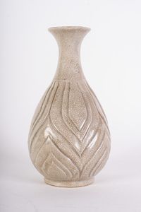 Arte Cinese - Vaso in ceramica con invetriature craquelCina, XIX secolo