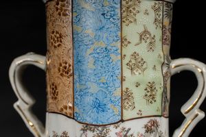ARTE GIAPPONESE : Vaso in ceramica dipinta con samurai Giappone, XIX secolo  - Asta ASTA 290 - ARTE ORIENTALE (ONLINE) - Associazione Nazionale - Case d'Asta italiane
