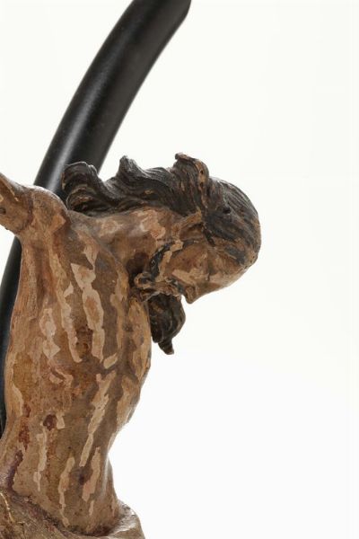Corpus Christi in legno policromo. Arte barocca del XVIII secolo  - Asta Antiquariato V | Asta a Tempo - Associazione Nazionale - Case d'Asta italiane