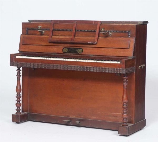 Pianoforte can cassa in legno, K.Bord, Paris  - Asta Antiquariato V | Asta a Tempo - Associazione Nazionale - Case d'Asta italiane