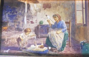 Lotto di 9 dipinti del XIX XX secolo  - Asta Dipinti del XIX-XX Secolo | Asta a Tempo - Associazione Nazionale - Case d'Asta italiane