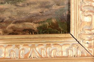 Desvarreux Raymond : Paesaggio con pecore  - Asta Dipinti del XIX-XX Secolo | Asta a Tempo - Associazione Nazionale - Case d'Asta italiane