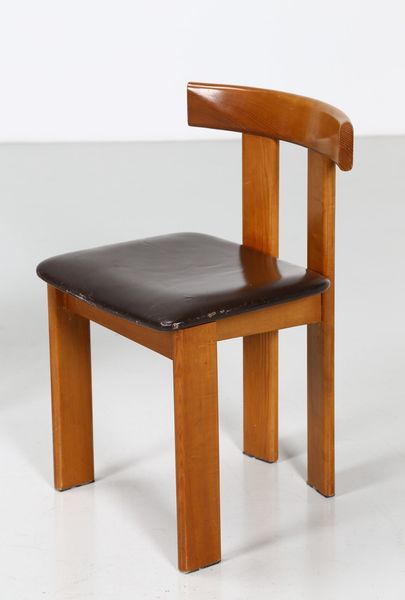 VAGHI LUIGI : Quattro sedie, produzione Former, 1975. (4)  - Asta ASTA 291 - DESIGN (online) - Associazione Nazionale - Case d'Asta italiane