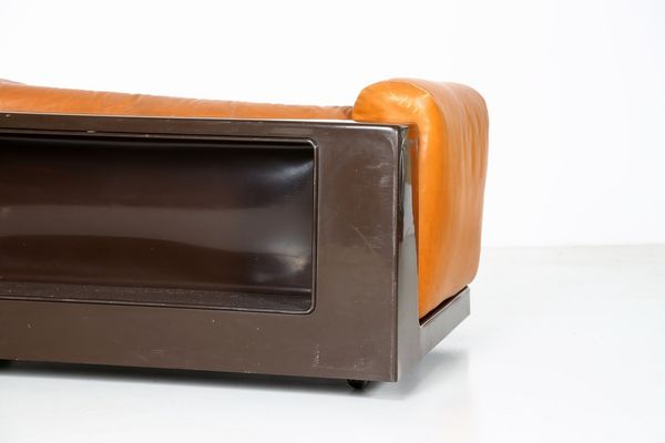 BOERI CINI (n. 1924) : Coppia di divani con angoliera, modello Seat System, produzione Gavina, 1970. (3)  - Asta ASTA 291 - DESIGN (online) - Associazione Nazionale - Case d'Asta italiane