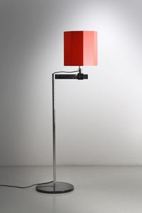 JUCKER CARL JACOB (1902 - 1997) - Lampada da terra modello Weimar-Bauhaus, produzione Imago d.p.  anni 70.