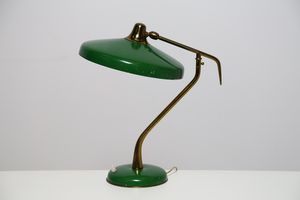 TORLASCO OSCAR (1934 - 2004) : Lampada da tavolo modello 331, produzione Lumi Milano, anni '50.  - Asta ASTA 291 - DESIGN (online) - Associazione Nazionale - Case d'Asta italiane