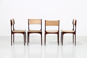 GIBELLI GIUSEPPE - Quattro sedie modello Elisabetta, produzione Sormani, 1963. (4)