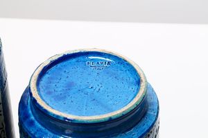 LONDI ALDO (1911 - 2003) : Due vasi serie Flavia, produzione Bitossi, anni '60. (2)  - Asta ASTA 291 - DESIGN (online) - Associazione Nazionale - Case d'Asta italiane