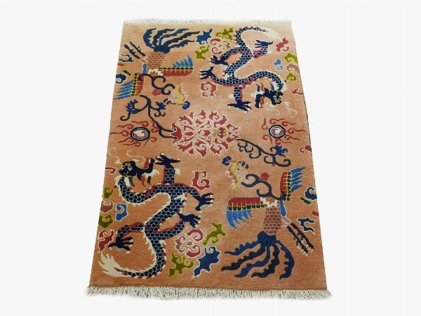 Piccolo tappeto cinese  - Asta Arte Moderna e Contemporanea - Arredi di Design - Associazione Nazionale - Case d'Asta italiane