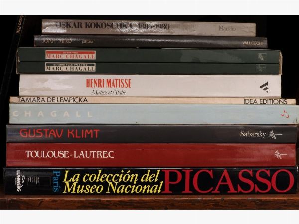 Lotto di libri d'arte moderna e contemporanea  - Asta Arte Moderna e Contemporanea - Arredi di Design - Associazione Nazionale - Case d'Asta italiane