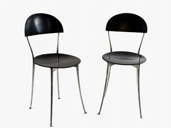 Serie di otto sedie Tonietta  - Asta Arte Moderna e Contemporanea - Arredi di Design - Associazione Nazionale - Case d'Asta italiane