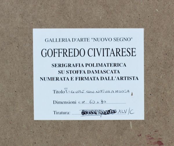 CIVITARESE GOFFREDO (n. 1936) : Lotto composto da n. 2 fogli.  - Asta ASTA 292 - ARTE MODERNA (VIRTUALE) - Associazione Nazionale - Case d'Asta italiane
