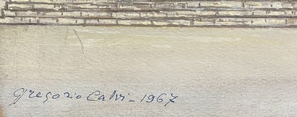 CALVI DI BERGOLO GREGORIO (1904 - 1994) : Scalinata di Versailles.  - Asta ASTA 292 - ARTE MODERNA (VIRTUALE) - Associazione Nazionale - Case d'Asta italiane