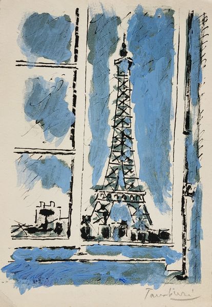TAMBURI ORFEO (1910 - 1994) : La Tour Eiffel.  - Asta ASTA 292 - ARTE MODERNA (VIRTUALE) - Associazione Nazionale - Case d'Asta italiane