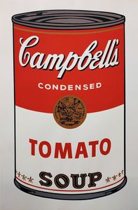 WARHOL ANDY (1928 - 1987) - D'apres.Campbell soup.