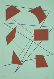 NIGRO MARIO (1917 - 1992) - Ritmi contrastanti, Tavola n.6.