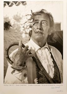 LACROIX MARC (1927 - 2007) - Salvador Dal. L'homme  l'oreille fleurie.
