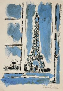 TAMBURI ORFEO (1910 - 1994) - La Tour Eiffel.