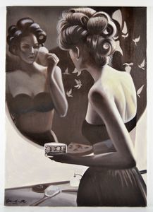 PERI MARIA GIOVANNA (n. 1978) - Allo specchio.