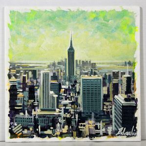 DELVECCHIO MAURIZIO (n. 1962) - Skyline Manhattan.