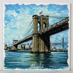 DELVECCHIO MAURIZIO (n. 1962) - Brooklyn Bridge.