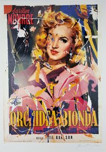 ROTELLA MIMMO (1918 - 2006) : Orchidea bionda.  - Asta ASTA 292 - ARTE MODERNA (VIRTUALE) - Associazione Nazionale - Case d'Asta italiane