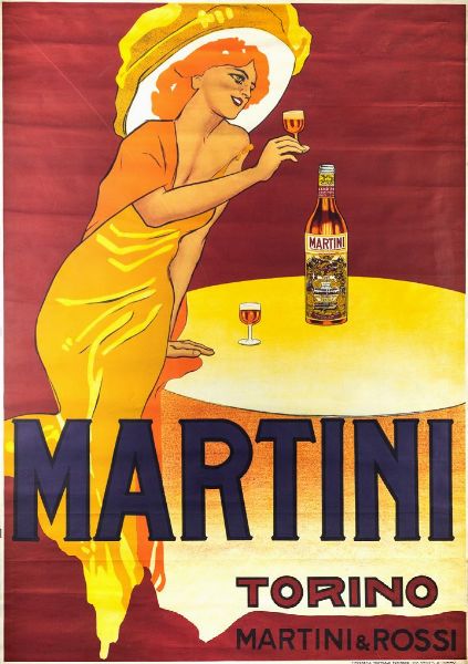 MARCELLO DUDOVICH Trieste 1878 - 1962 Milano : Martini  - Asta Asta 163 Grafica - Associazione Nazionale - Case d'Asta italiane
