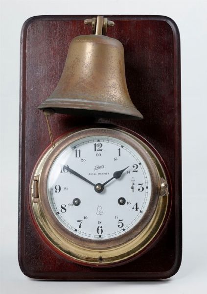 Orologio da parete con campana, Schatz, Royal mariner, Germania  - Asta Antiquariato | Asta a Tempo - Associazione Nazionale - Case d'Asta italiane