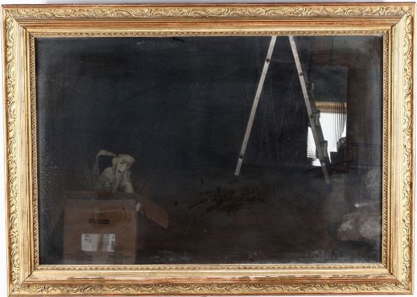Specchiera in legno intagliato e dorato, XIX secolo  - Asta Antiquariato | Asta a Tempo - Associazione Nazionale - Case d'Asta italiane