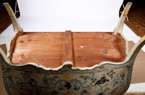Cassettone in legno laccato, Genova XIX-XX secolo  - Asta Antiquariato | Asta a Tempo - Associazione Nazionale - Case d'Asta italiane