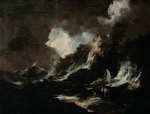 Mulier detto il Tempesta Pieter - Marina in tempesta