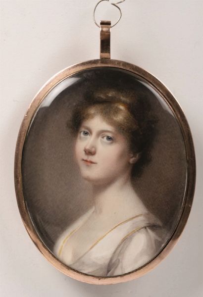 Daniel Joseph : Ritratto di giovane signora, 1801  - Asta Argenti da Collezione - Associazione Nazionale - Case d'Asta italiane