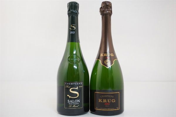 Selezione Champagne 2002  - Asta VINI PREGIATI E DISTILLATI DA COLLEZIONE - Associazione Nazionale - Case d'Asta italiane