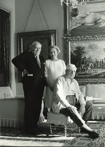 Walter Mori - Giorgio e Isa De Chirico con Mario Carrieri