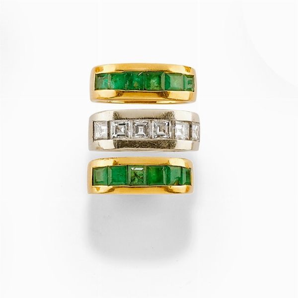 Anello in oro bicolore 18K  - Asta Jewelry Week / Gioielli, Orologi, Argenti e Monete - Associazione Nazionale - Case d'Asta italiane