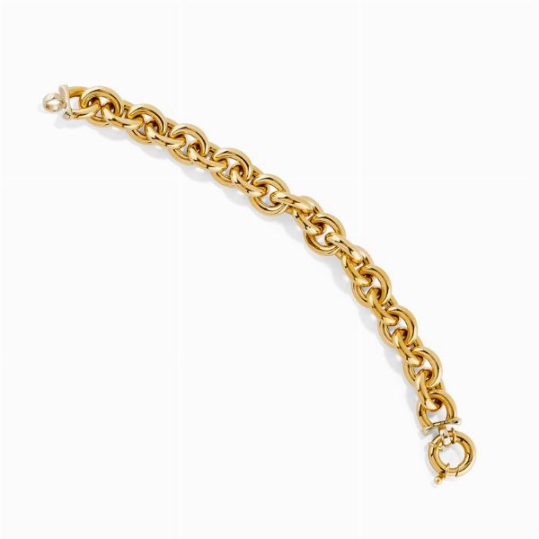 Bracciale in oro giallo 18K  - Asta Jewelry Week / Gioielli, Orologi, Argenti e Monete - Associazione Nazionale - Case d'Asta italiane