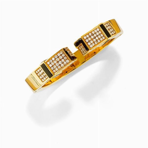 CHAUMET : Bracciale in oro giallo 18K  - Asta Jewelry Week / Gioielli, Orologi, Argenti e Monete - Associazione Nazionale - Case d'Asta italiane