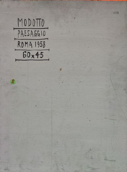 MODOTTO ANGILOTTO ERMAGORA (1900 - 1968) : Paesaggio.  - Asta ASTA 293 - ARTE MODERNA E CONTEMPORANEA (online) - Associazione Nazionale - Case d'Asta italiane