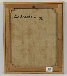 MAFFEI GINA (n. 1946) : Contrasto.  - Asta ASTA 293 - ARTE MODERNA E CONTEMPORANEA (online) - Associazione Nazionale - Case d'Asta italiane