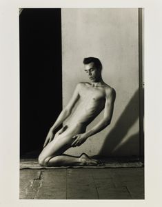 FRENCH JARED (1905 - 1988) - Fotografia tratta dalla serie ''Studio di nudo Tennessee Williams''.