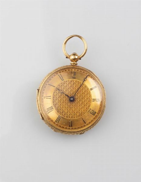 CURT E WRAY : Orologio da tasca (ribaltina)  1890 ca  - Asta Asta di orologi da polso, da tasca e pendole - Associazione Nazionale - Case d'Asta italiane