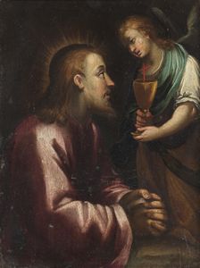 ARTISTA DEL XVI SECOLO - Cristo e l'angelo.